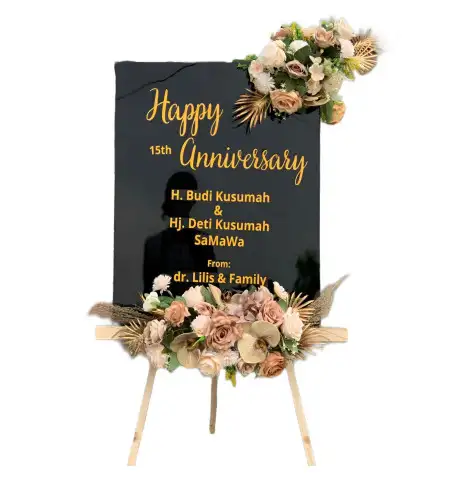 Papan Bunga Akrilik bumi serpong damai